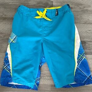 Quiksilver Kids Blue and Yellow Shorts